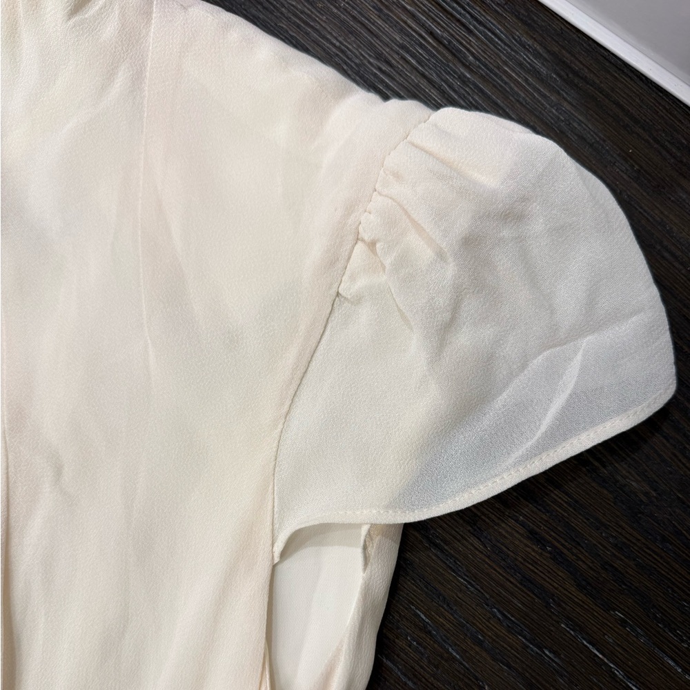 Reformation Maven dress in Fior de latte color - Picture 5 of 7